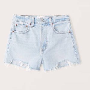 NWT Abercrombie High Rise Mom Shorts